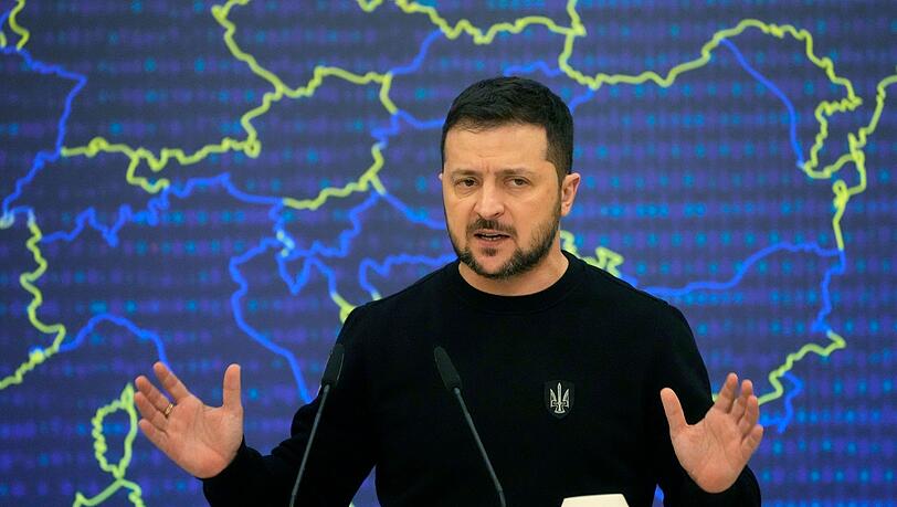 Präsident der Ukraine: Wolodymyr Selenskyj.