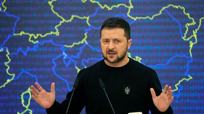Präsident der Ukraine: Wolodymyr Selenskyj.