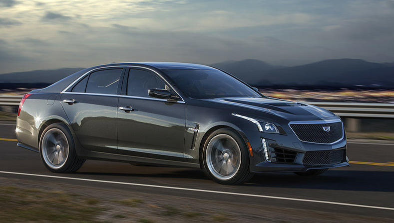 V wie V-max: Der rund 650 PS starke Cadillac CTS-V schafft 320 Stundenkilometer. V wie V-max: Der rund 650 PS starke Cadillac CTS-V schafft 320 Stundenkilometer.