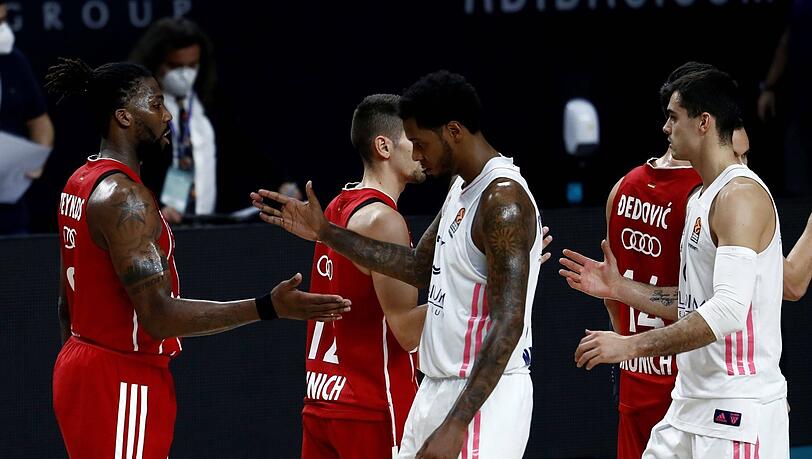 Muss sich mit Bayern in Madrid geschlagen geben: Jalen Reynolds (l.).
