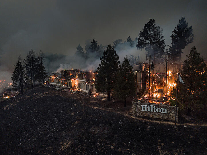 Die verheerenden Waldbrände ziehen eine Schneise der Verwüstung durch Kalifornien. Die Bilder.