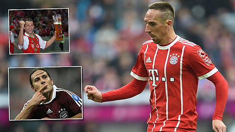Ribéry, Salhimadzic und Pizarro stehen ganz oben. Klicken Sie sich durch zehn Bayern-Legionäre mit den meisten Pflichtspielen.