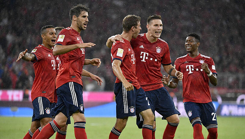 THOMAS MÜLLER, NOTE 2: Der Saisoneröffner für die Bayern – wie so oft. Köpfelte nach Kimmich-Ecke ein (23.). Kleine Befreiung nach dem WM-Desaster. THOMAS MÜLLER, NOTE 2: Der Saisoneröffner für die Bayern – wie so oft. Köpfelte nach Kimmich-Ecke ein (23.). Kleine Befreiung nach dem WM-Desaster.