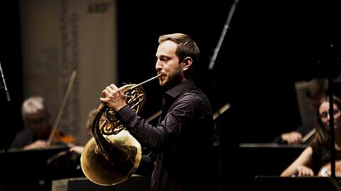 Pascal Deuber, Solohornist des Staatsorchesters.