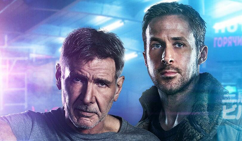 Der neue Blade Runner (Ryan Gosling, rechts) ist auf die Hilfe des alten (Harrison Ford) angewiesen.