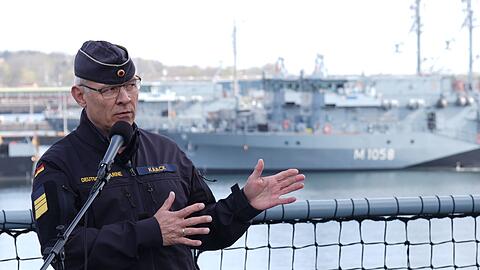 Vizeadmiral Jan Christian Kaack, Inspekteur der Marine (Archivbild)
