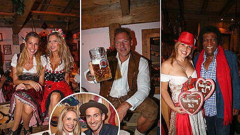 Auf dem Oktoberfest vergeht kein Tag ohne Promi-Party: So war auch am Mittwochabend wieder einiges an Prominenz in den Zelten geboten. Die Bilder des Abends gibt's hier.