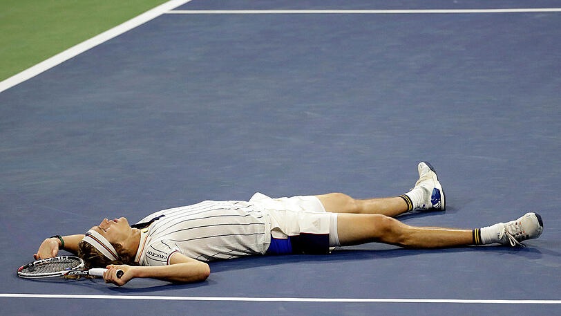 Raus in New York: Deutschlands Tennis-Hoffnung Alexander Zverev.