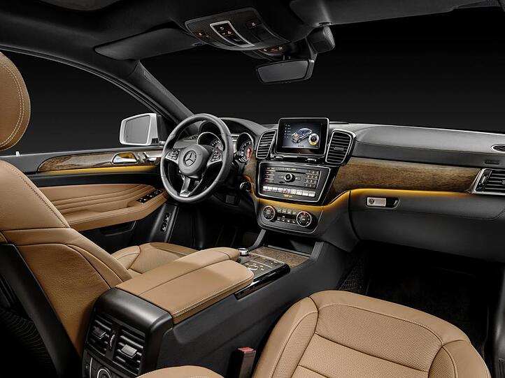 Starker Auftritt: Das neue Mercedes GLE Coupé wirkt trotz aller Masse sehr elegant.