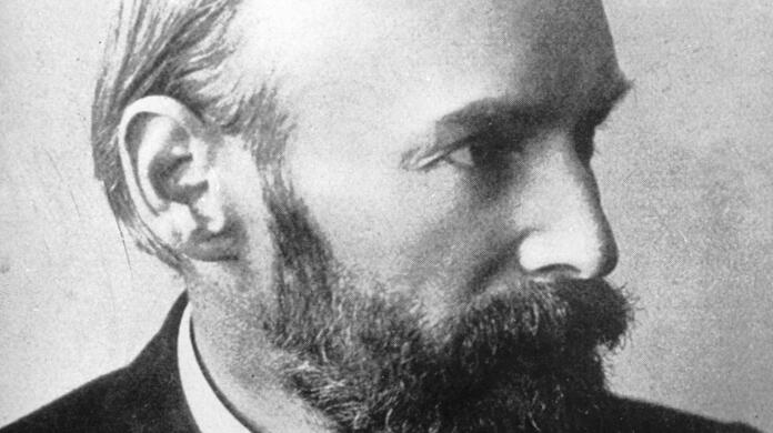 Eine undatierte Aufnahme des deutschen Dichters Christian Morgenstern (1871 - 1914). Er litt lange unter Tuberkulose und verstarb früh.
