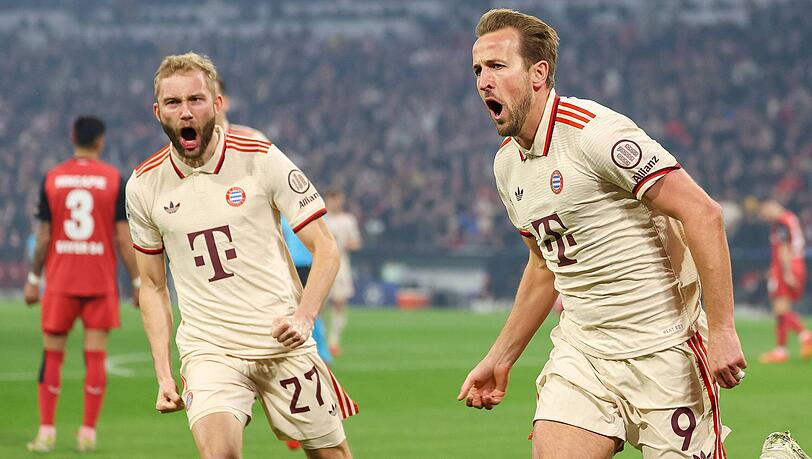 Traf zum 1:0 und 3:0 für den FC Bayern: Harry Kane. Traf zum 1:0 und 3:0 für den FC Bayern: Harry Kane.