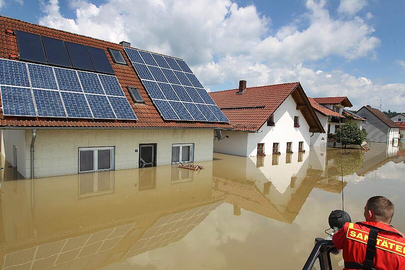 Aktuelle Fotos vom Hochwasser in Deggendorf: Fotos von der Flut.