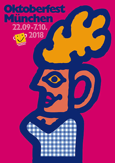 Oktoberfest-Plakat-Entwurf.