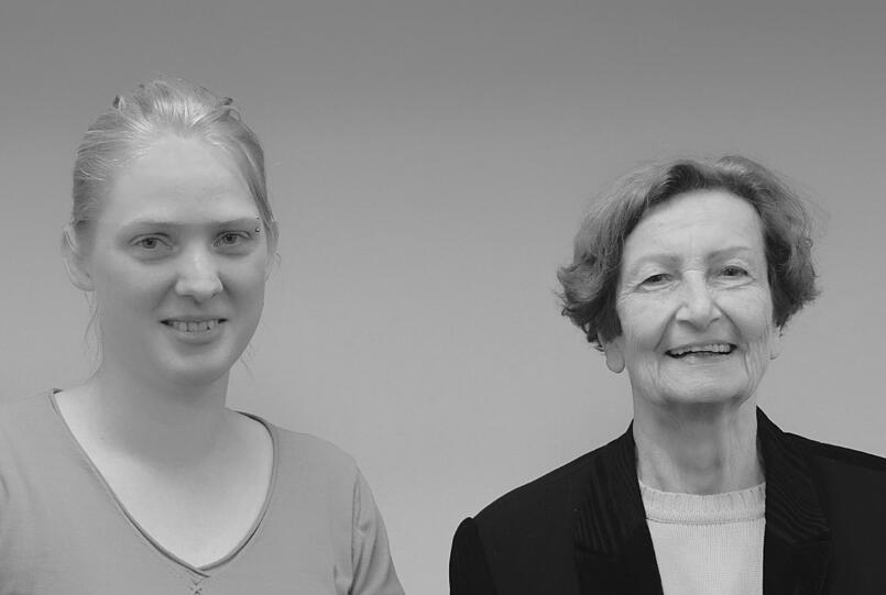 Simone Burger und Ingelore Pilwousek.