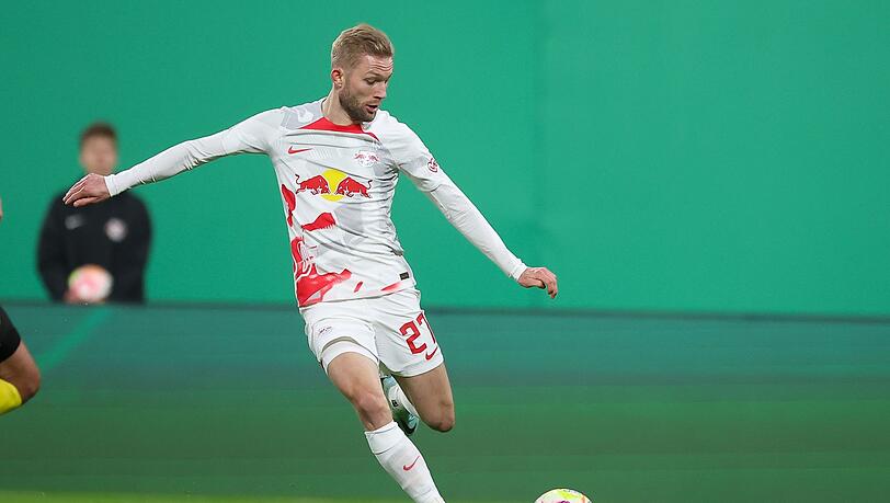 Konrad Laimer in Aktion.