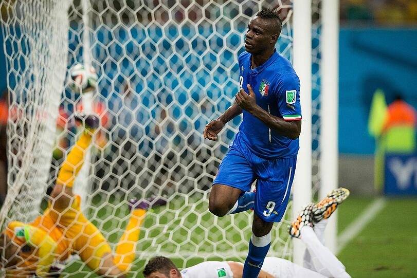 Mario Balotelli macht das entscheidende Tor für Italien.