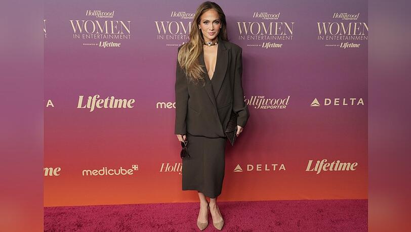 Jennifer Lopez in Los Angeles.