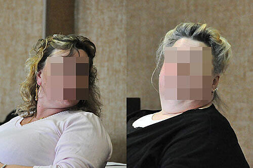 Ingrid B. (l.) wurde freigesprochen, Loritha A. bekam zwei Jahre auf Bewährung