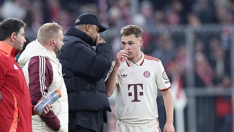 Pflegen ein gutes Verhältnis: Bayern-Trainer Joshua Kimmich und Vincent Kompany.