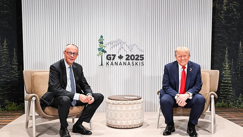 Bundeskanzler Friedrich Merz (CDU) hatte US-Präsident Donald Trump am Montag am Rande des G7-Gipfels in Kanada getroffen.