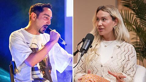 Rapper Eko Fresh und seine Frau Sarah Bora haben ihren ersten gemeinsamen Song veröffentlicht. Rapper Eko Fresh und seine Frau Sarah Bora haben ihren ersten gemeinsamen Song veröffentlicht.