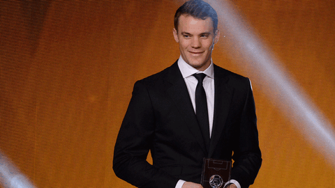 Knapp gescheitert: Manuel Neuer wurde bei der Wahl zum Weltfußballer 2014 dritter hinter Cristiano Ronaldo und Lionel Messi.