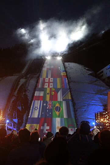 Die schönsten Bilder von der Eröffnungsfeier der Ski-WM in Garmisch.