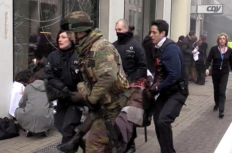 Die dramatischen Bilder von den erschütternden Anschlägen in Brüssel.