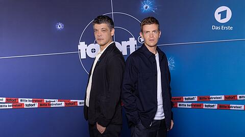 Von links: Carlo Ljubek (Rolle: Kriminalhauptkommissar Nikola Buvak) und Ferdinand Hofer (Kriminaloberkommissar Kalli Hammermann).