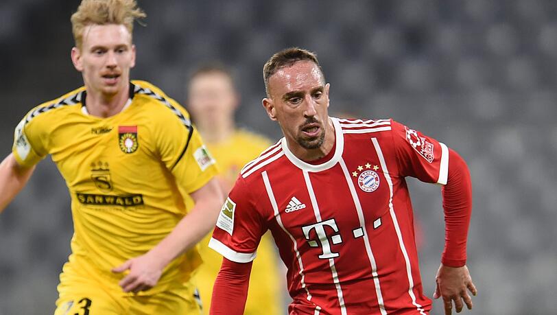 Franck Ribery war der Mann des Spiels. Franck Ribery war der Mann des Spiels.