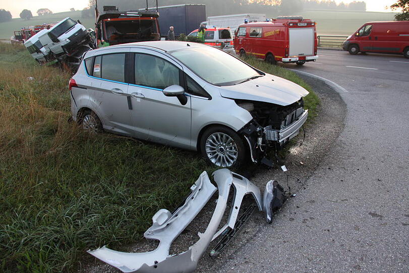 Bilder vom Unfallort.