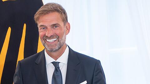 Jürgen Klopp bei der Verleihung des Bundesverdienstkreuzes am 1. Oktober in Berlin.