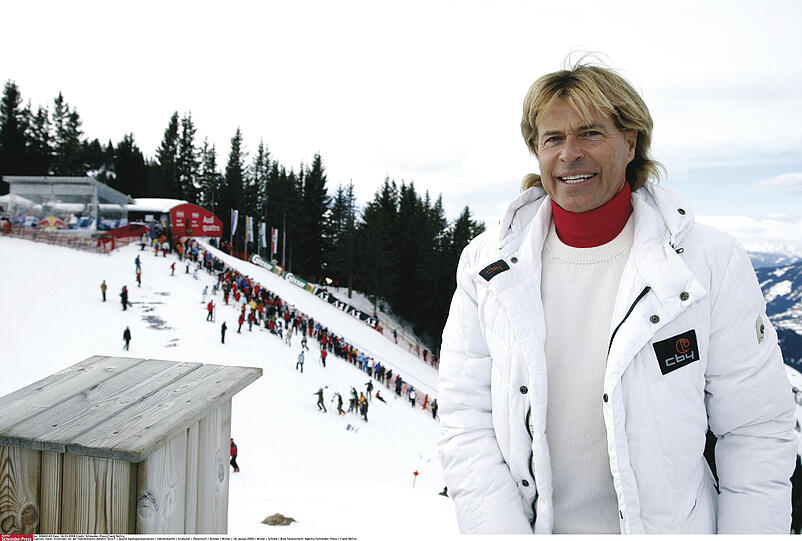 "Auf der Streif hat jeder Rennläufer ein Bauchkitzeln": Der gebürtige Kitzbüheler Hansi Hinterseer, 1974 einst Weltmeister im Riesenslalom, singt ein Loblied auf die Hahnenkamm-Abfahrt.