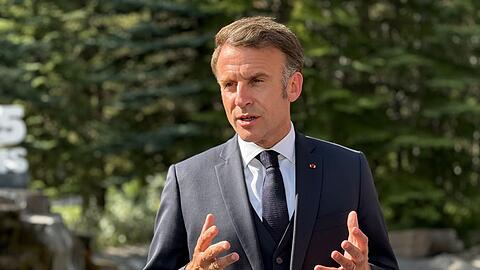 Hofft auf einen Waffenstillstand zwischen dem Iran und Israel: Frankreichs Präsident Emmanuel Macron.