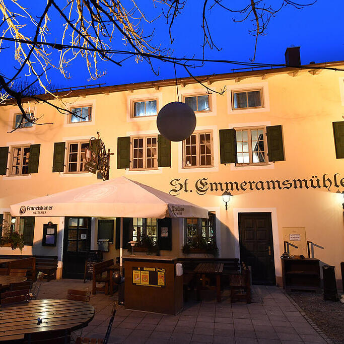 Beliebtes Ausflugslokal in Oberf&ouml;hring: die Emmeramsm&uuml;hle.