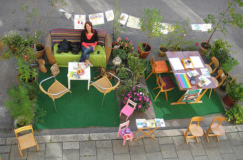 Auch das ist Green City - hier beim "Parking Day".