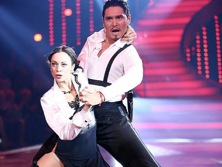 Lilly Becker und  Erich Klann müssen das Tanzparkett verlassen