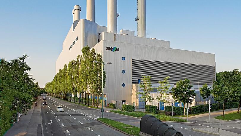 Das Heikraftwerk Süd in Sendling.