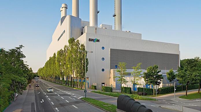 Das Heikraftwerk Süd in Sendling.