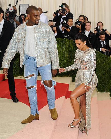 Kanye West und Kim Kardashian