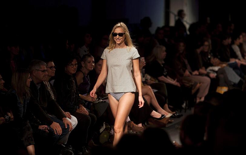 Sexy und selbstbewusst: so präsentieren die Models die Kreationen auf der Tel Aviv Fashion Week.