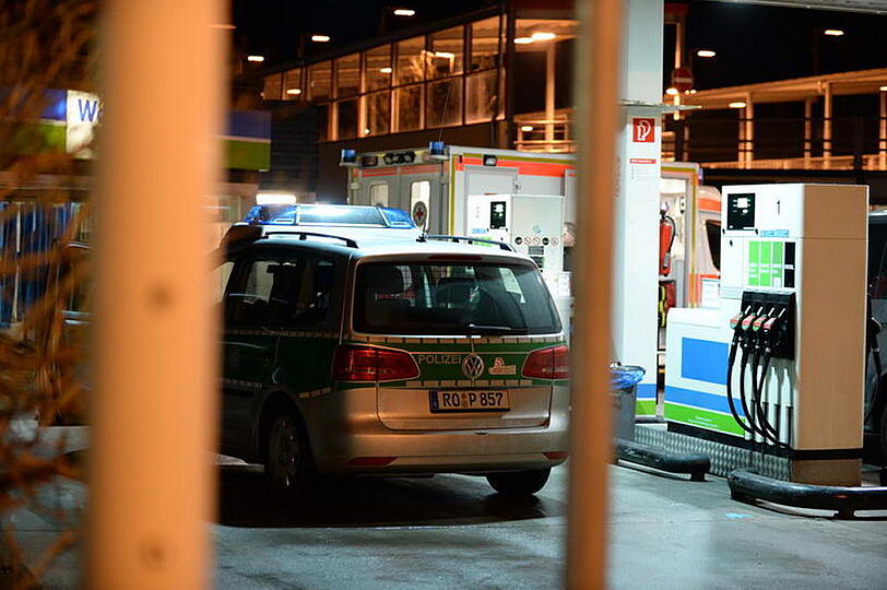 Versuchter Raubüberfall in Traunstein. Die Bilder vom Tatort.