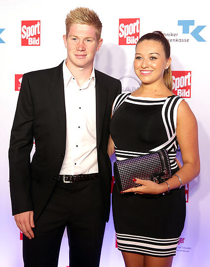 Kevin de Bruyne mit Freundin Mischa