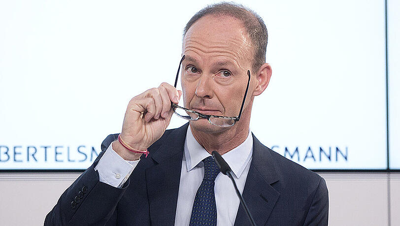 Der Vorstandsvorsitzende der Bertelsmann SE, Thomas Rabe, kündigte Veränderungen in der Struktur des Unternehmens an. Foto: Jörg Carstensen Der Vorstandsvorsitzende der Bertelsmann SE, Thomas Rabe, kündigte Veränderungen in der Struktur des Unternehmens an. Foto: Jörg Carstensen