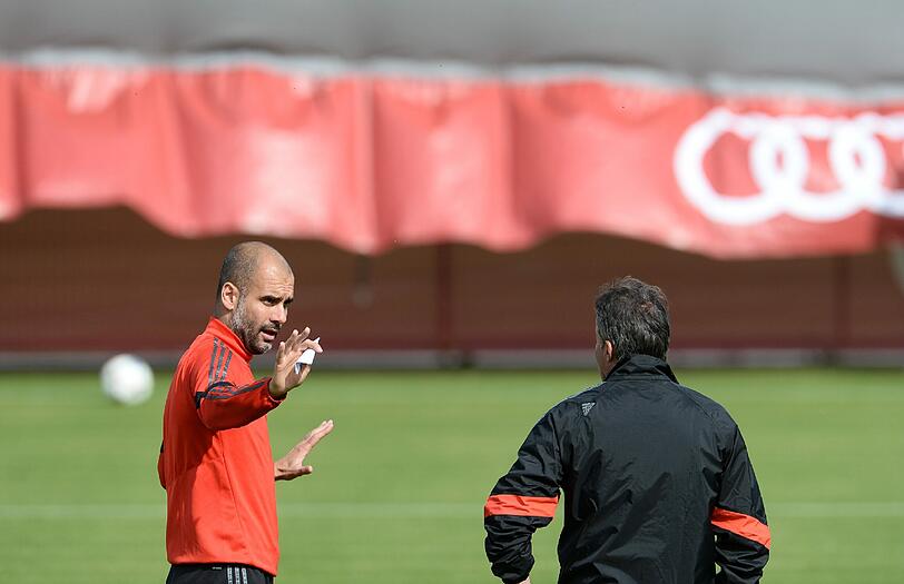 Die Bilder vom Abschlusstraining der Bayern vor dem Barca-Spiel!