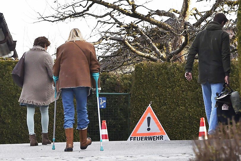 In Aufhausen kam es am Dienstag zu einem Brand eines Wohnhauses.