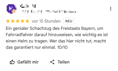 Nur ein Trick, um das Tragen von Fahrradhelmen zu fördern? Nur ein Trick, um das Tragen von Fahrradhelmen zu fördern?
