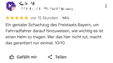 Nur ein Trick, um das Tragen von Fahrradhelmen zu fördern? Nur ein Trick, um das Tragen von Fahrradhelmen zu fördern?
