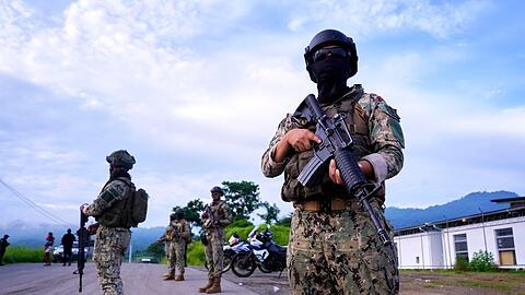 In Ecuador sind acht abgetrennte menschliche K&ouml;pfe in Jutes&auml;cken am Stra&szlig;enrand entdeckt worden. (Archivbild)