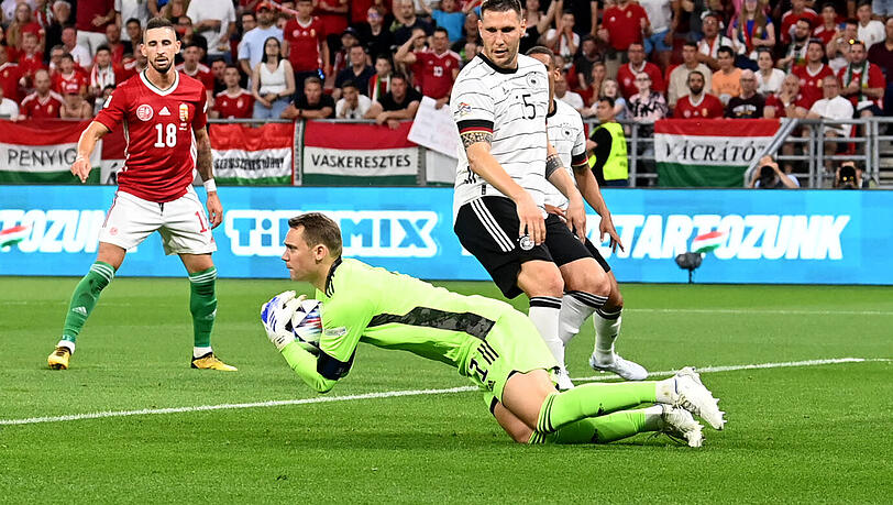 Manuel Neuer erwies sich auch gegen Ungarn als sicherer Rückhalt der deutschen Nationalmannschaft. Manuel Neuer erwies sich auch gegen Ungarn als sicherer Rückhalt der deutschen Nationalmannschaft.